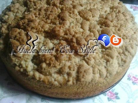Pastel de peras con Streusel