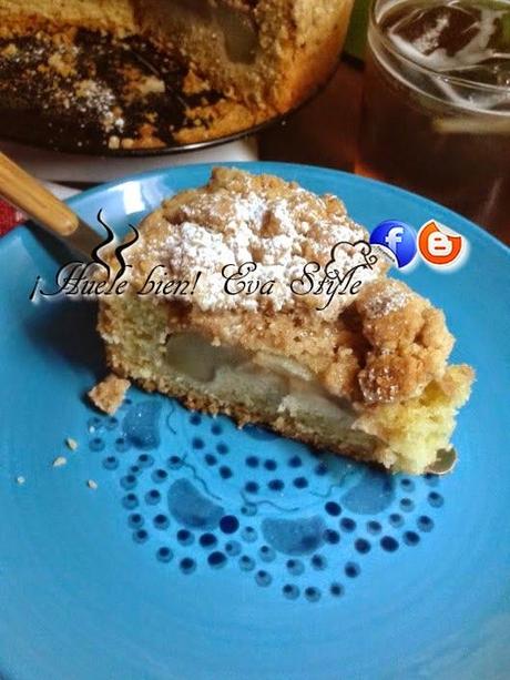 Pastel de peras con Streusel