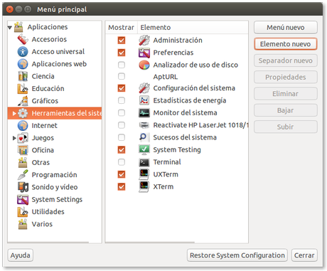 APAGA, REINICIA, SUSPENDE E HIBERNA UBUNTU 14.04 DESDE EL DASH DE UNITY