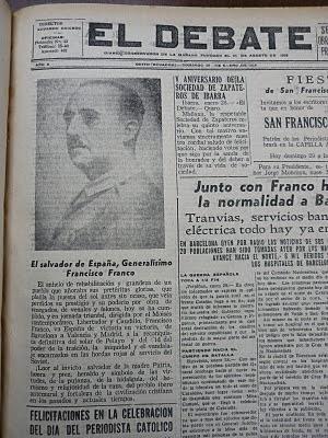 La prensa de España durante el régimen de Franco: primeros años