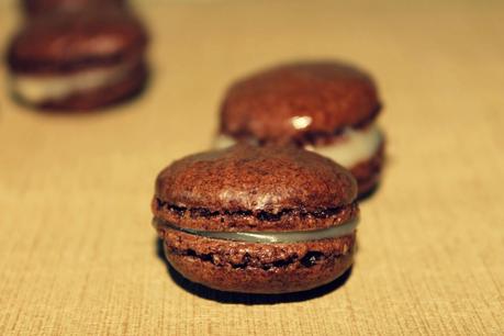 TARTA MACARONS DE CHOCOLATE