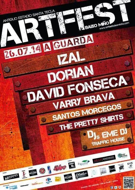 ARTFEST Baixo Miño 2014: Izal, Dorian, Varry Brava, Eme Dj...