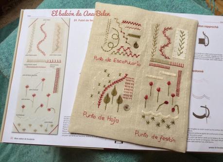 Sal Mon Cahier de Broderie. Hojas 1 y 2.
