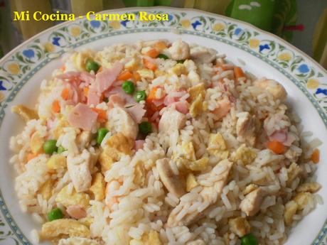 ARROZ FRITO ESTILO YANGZHOU (ARROZ OCHO TESOROS)