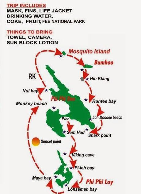 Dia 18 a 21: 3 dias en Phi Phi Island (o 3 días en el paraíso)