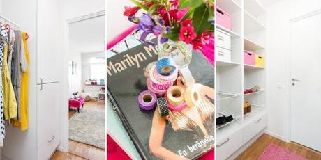 muebles blancos estilo nórdico con toques de color decorar con plantas frescas decoración veraniega decoración sueca de interiores decoración pasteles rosas decoración color mint blog decoración de interiores 