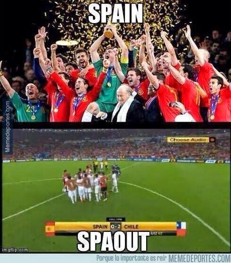 Los mejores memes de la derrota de España. Parte 3