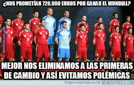 Los mejores memes de la derrota de España. Parte 1