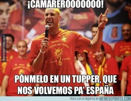 Los mejores memes de la derrota de España. Parte 1