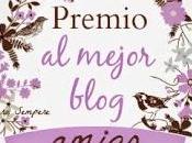 Premio Mejor Blog Amigo".