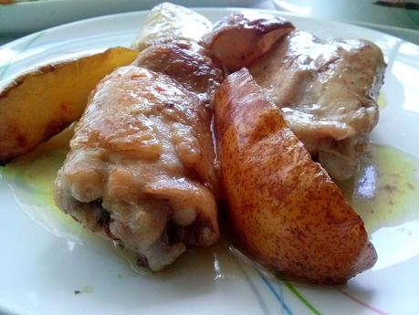 Pollo con Peras
