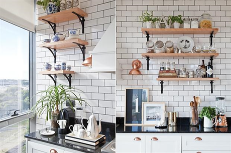 COCINAS CON AZULEJOS TIPO METRO PARA UNA ATMÓSFERA VINTAGE-INDUSTRIAL