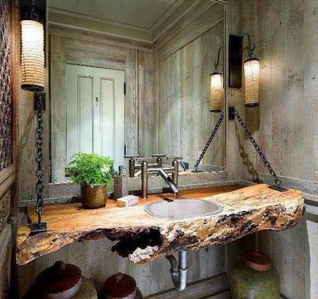 Sanitarios Rusticos / Rustic Style Bathroom