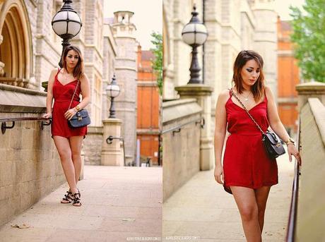 Look of the day: Red Jumpsuit lovelystyle (3)