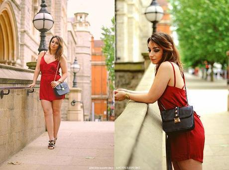 Look of the day: Red Jumpsuit lovelystyle (5)