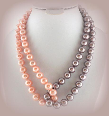 collar perlas de cristal - Joyería de Plata El Rincón de Mis Alhajas