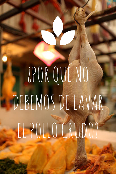 Lavar pollo crudo - Alimenta Acción