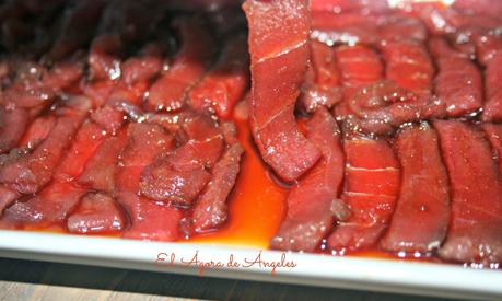 SASHIMI DE ATÚN ROJO DE ALMADRABA