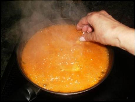 TORTILLA DE PATATAS EN SALSA