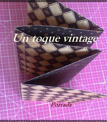 COMO HACER UNA LIBRETA CON UNA HOJA DE SCRAPBOOK