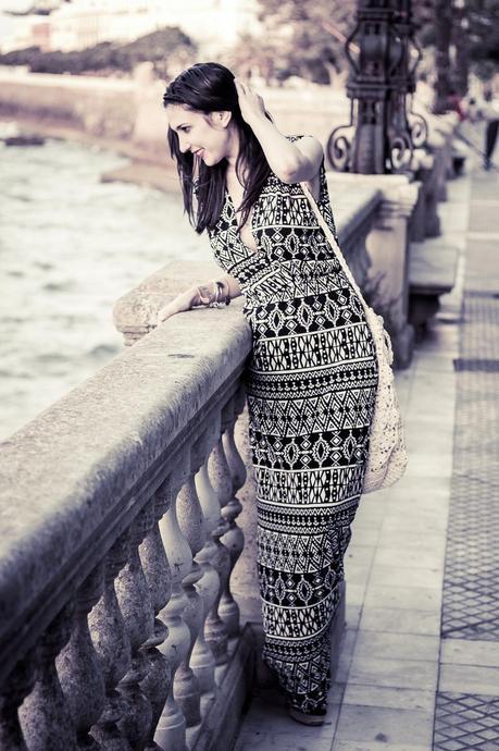 Aztec Maxi Dress