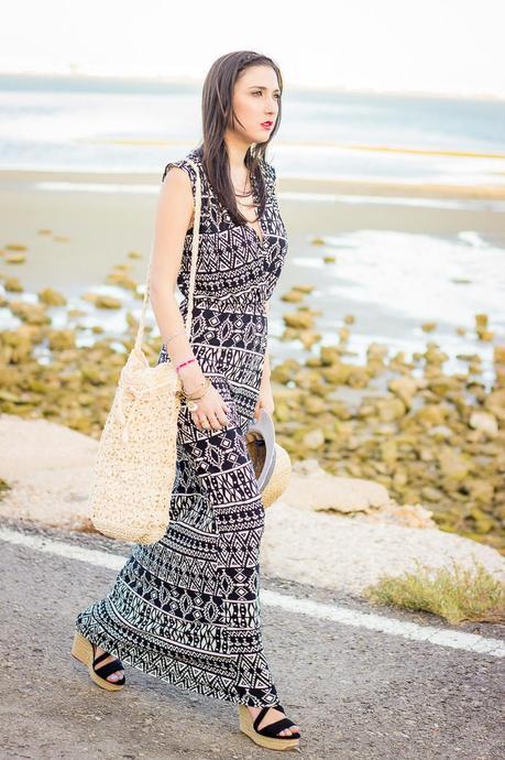 Aztec Maxi Dress