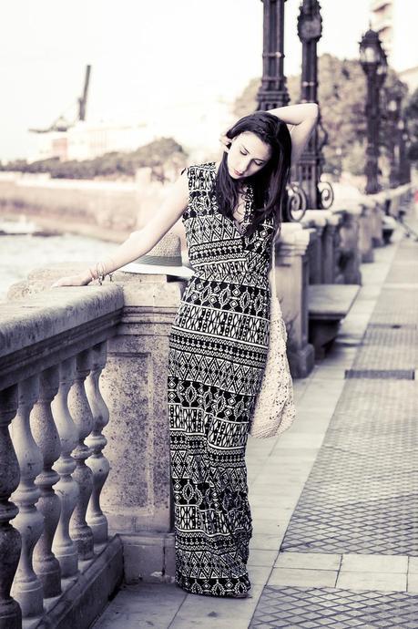 Aztec Maxi Dress