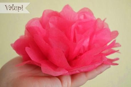 DIY - Flores con papel de seda - Paperblog
