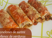 Receta: Canelones surimi