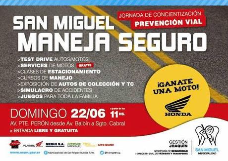 Una muestra de educación vial en San Miguel