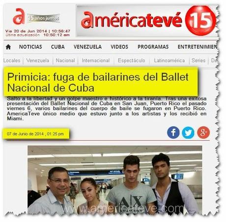 Bailarines de Cuba: huyen de donde no les impiden salir y obtienen asilo político sin que les persigan