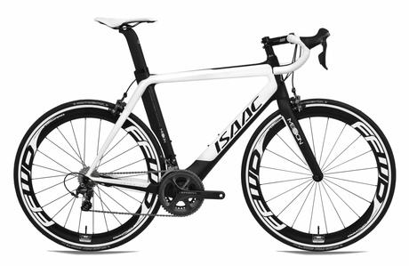 El modelo Meson, es la bicicleta de carretera con perfil aerodinámico de Isaac Cycles. 