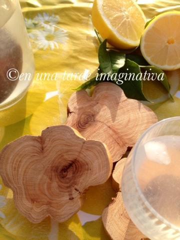 Posavasos de madera Posavasos de madera