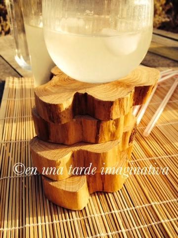Posavasos de madera Posavasos de madera