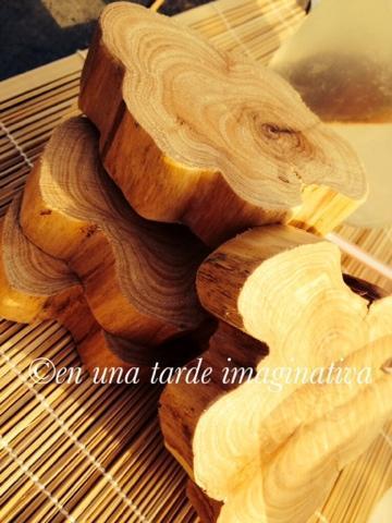 Posavasos de madera Posavasos de madera