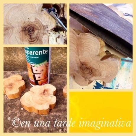 Posavasos de madera Posavasos de madera