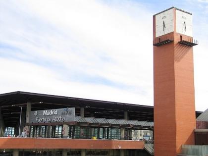 Reloj de la Estación de Atocha en Madrid