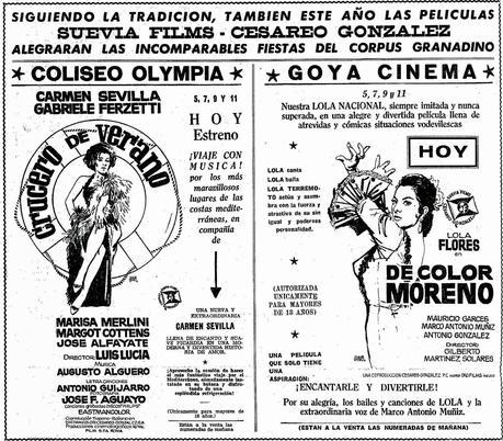 Granada, Fiestas del Corpus 1964, hace 50 años Granada, Fiestas del Corpus 1964, hace 50 años