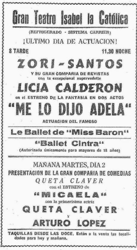 Granada, Fiestas del Corpus 1964, hace 50 años