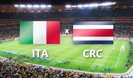 Italia vs Costa Rica en vivo Junio 20 Brasil 2014