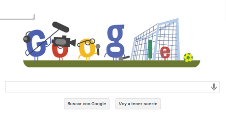 Doodle del mundial de Brasil. 20 de Junio