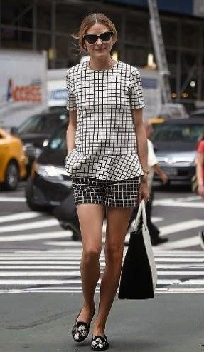 Quédate a cuadros como Olivia Palermo y consigue su look de Zara