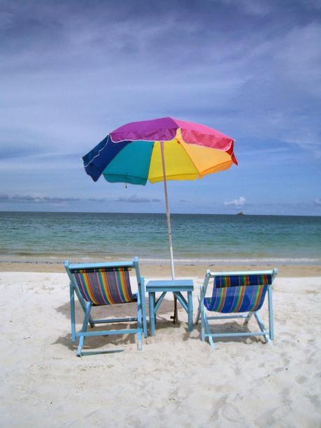 tumbonas en la playa
