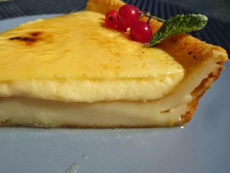 Quesada con crema catalana