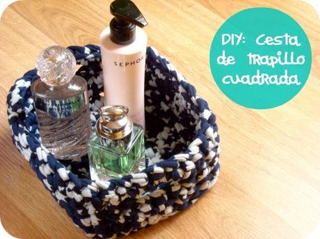 DIY: Cesta de trapillo cuadrada