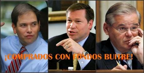 Senadores corruptos de EE.UU. fuero comprados con fondos buitre'