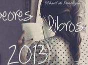 Peores libros 2013