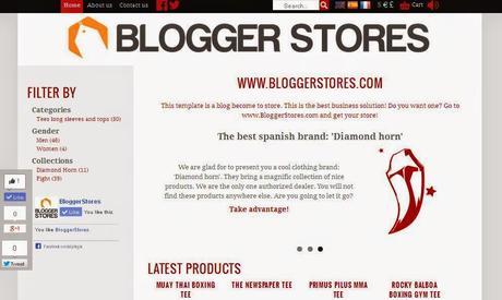 Blogger Stores - Plantilla Responsive para Blogger