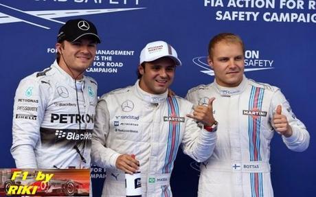 RESUMEN DE LA POLE POSITION DEL GP DE AUSTRIA 2014 - MASSA LIDERA LA PRIMERA FILA DE WILLIAMS