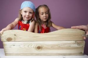 foto 13 300x196 Bricolaje con niños: Macetero de madera con margaritas